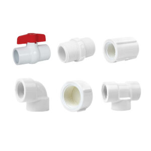 Assortiment de raccords d’irrigation en PVC
