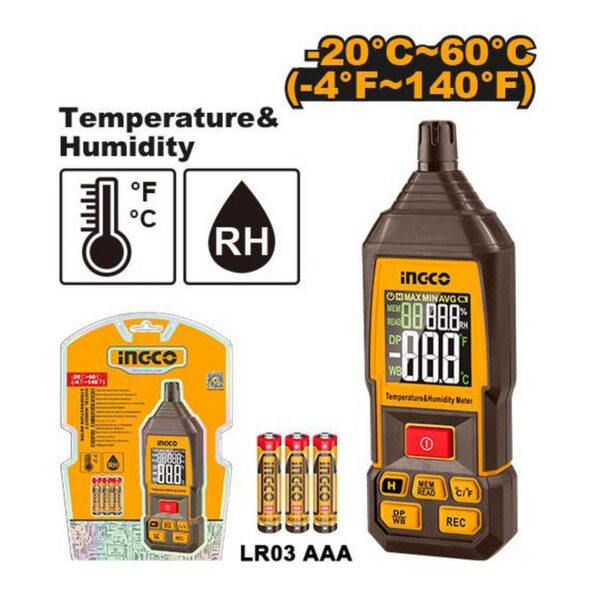 Hygromètre et thermomètre numérique – INGCO