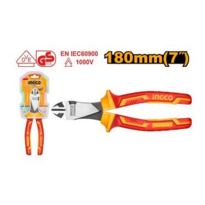 Pince coupante diagonale robuste et isolée 7"/180m - HIHDCP28188