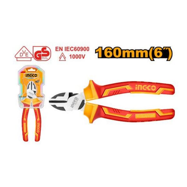 Pince coupante diagonale isolée et robuste 160mm – INGCO