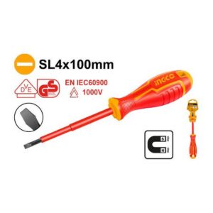 Tournevis isolé SL4.0×100 - HISD814100