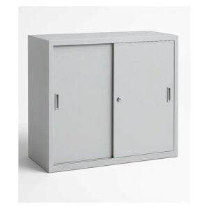 Armoire Basse à Portes Coulissantes