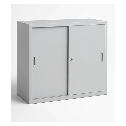 Armoire Basse à Portes Coulissantes