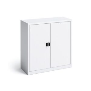 Armoire Métallique Basse à Portes Battantes – Rangement Sécurisé et Élégant