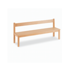 Banc en bois clair – Simplicité naturelle et confort discret - MOB-BANC-002
