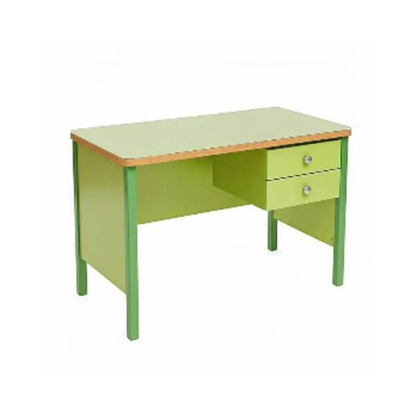Bureau moderne bois & vert – Style frais et fonctionnel