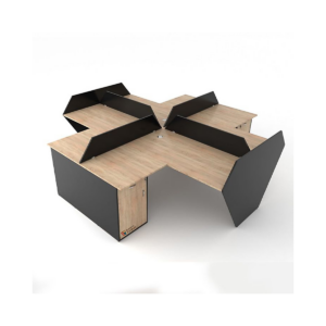 Bureau Bench 4 Postes – Gain d’Espace, Intimité et Design Structuré - MOB-BURE-012