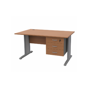 Bureau professionnel avec caisson sécurisé - MOB-BURE-058