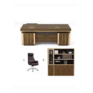 Ensemble Bureau Direction – Bois Bicolore & Fonctionnalité Complète - MOB-ENSE-002