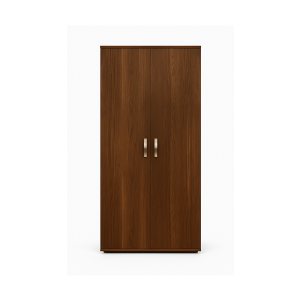 Armoire haute bois brun – Rangement élégant