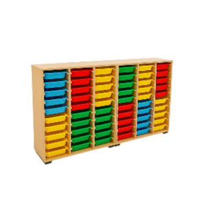 Meuble à bacs plastiques – Organisation colorée et ultra fonctionnelle - MOB-RANG-001