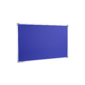 Tableau d'Affichage Mural Planorga – Surface Bleue & Cadre Blanc Renforcé - MOB-TABL-002