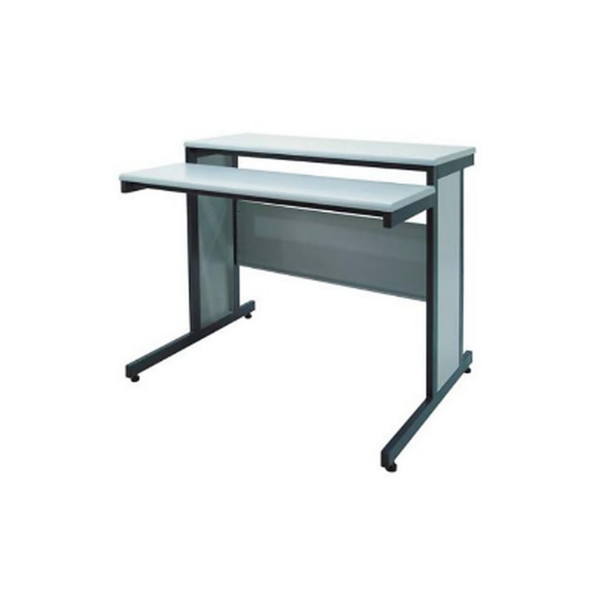 Table ordinateur semi métallique