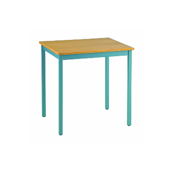 Table scolaire individuelle tube carré