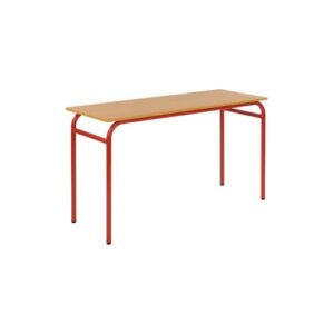 Table scolaire semi-métallique 2 places