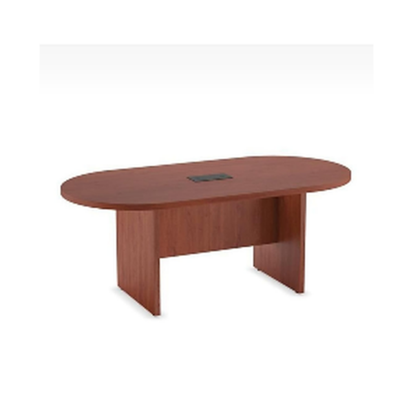 Table de réunion ovale en bois – Pratique et élégante