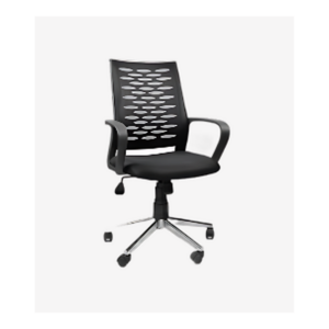 Fauteuil de bureau ergonomique à dossier ajouré – design graphique et confort réglable - SIE-CHAI-013