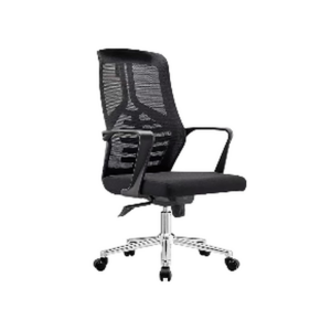 Fauteuil de Bureau Ergonomique AirFlow Chrome – Soutien Respirant & Design Élégant - SIE-CHAI-016