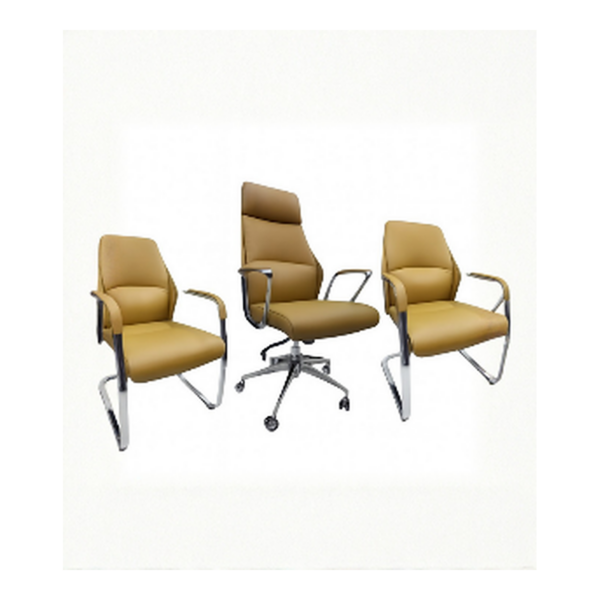 Ensemble de chaises de bureau – modèle directionnel et visiteurs, design contemporain