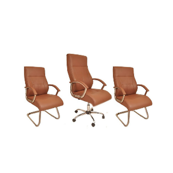 Ensemble de Chaises de Bureau Design – Fauteuil Direction + Chaises Visiteur Assorties