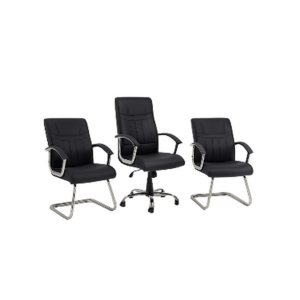 Pack Bureau 3 Places – Élégance Fonctionnelle pour Espaces Professionnels - SIE-ENSE-026
