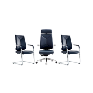 Trio de chaises pro : confort & style au bureau - SIE-ENSE-030