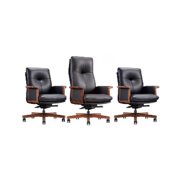 Trio de fauteuils directionnels : élégance et coordination