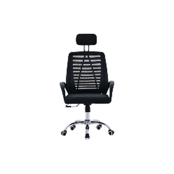 Chaise de bureau ergonomique en maille noire