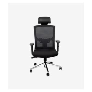 Fauteuil de bureau ergonomique avec appui-tête réglable – confort professionnel
