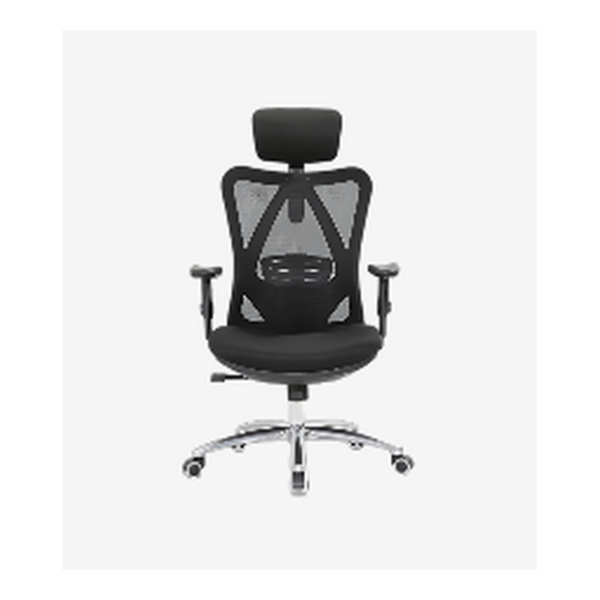 Fauteuil de bureau ergonomique avec soutien dorsal triangulaire – design et confort