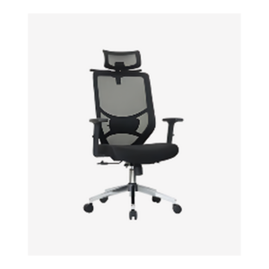 Fauteuil de bureau ergonomique noir et gris – soutien lombaire et confort ajustable - SIE-FAUT-030