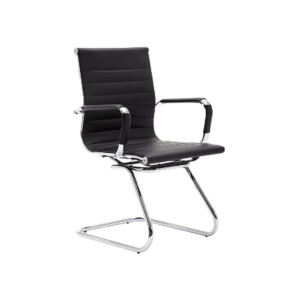 Fauteuil de Bureau Cantilever ChromeLine – Design Élégant & Confort Structuré - SIE-FAUT-054