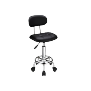 Chaise à roulettes avec dossier – confort mobile - SIE-TABO-001