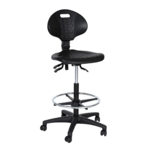 Fauteuil haut ergonomique noir – réglable & pro - SIE-TABO-003