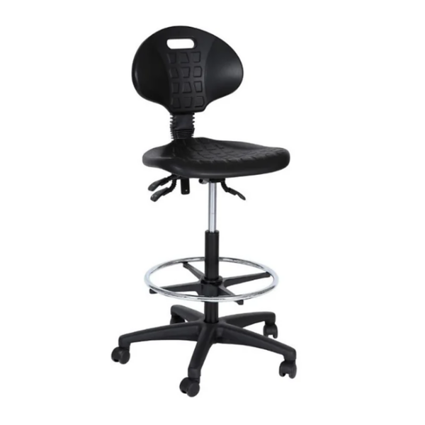 Fauteuil haut ergonomique noir – réglable & pro