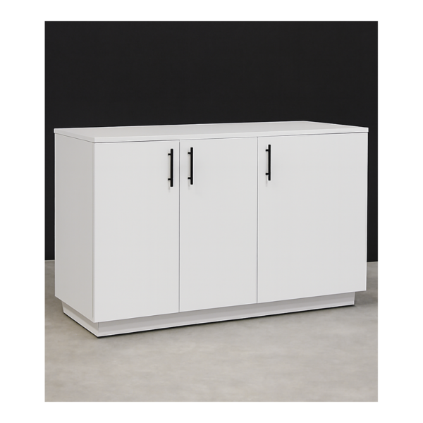 Caisson mobile blanc 3 tiroirs – Rangement sécurisé et design épuré