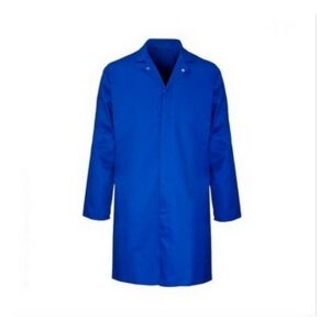 Blouse de travail bleue en sergé