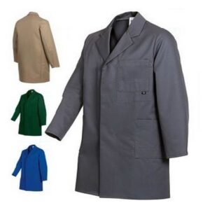 Blouse de travail grise en sergé