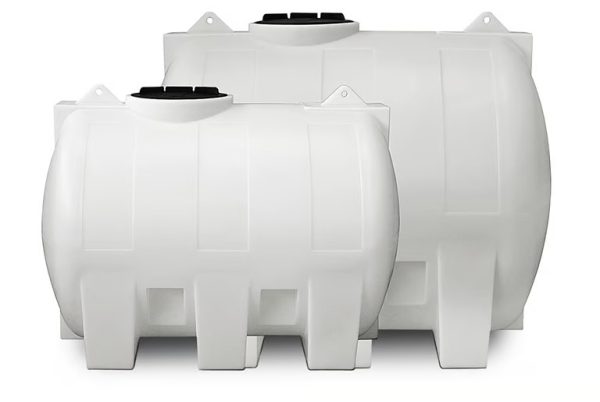 Citerne d’eau alimentaire horizontale ovale en plastique