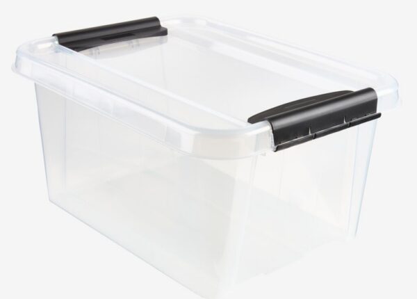 Boîte de rangement transparente 30 L