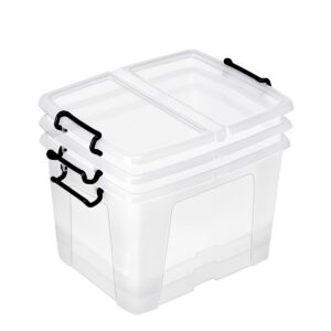Boîte de rangement transparente 40 L