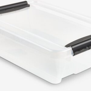Boîte de rangement transparente 60 L