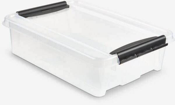 Boîte de rangement transparente 60 L