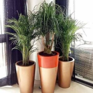 Pot cylindrique en résine polyester 60 cm